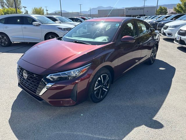 Rosewood Metallic 2025 Nissan Sentra Sedan Front-Wheel Drive Continuously Variable Transmission