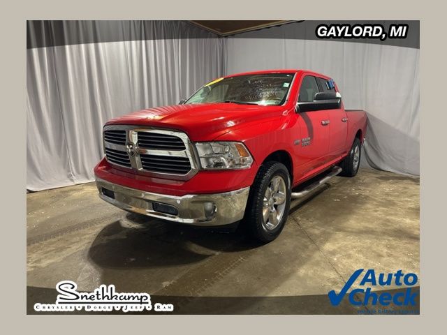 Flame Red Clearcoat 2017 RAM 1500 Big Horn Crew Cab 4WD Pickup Truck Four-Wheel Drive 8-Speed Automatic