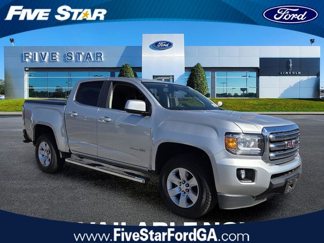 Quicksilver Metallic 2015 GMC Canyon SLE Crew Cab Pickup Truck 4X2 6-Speed Automatic