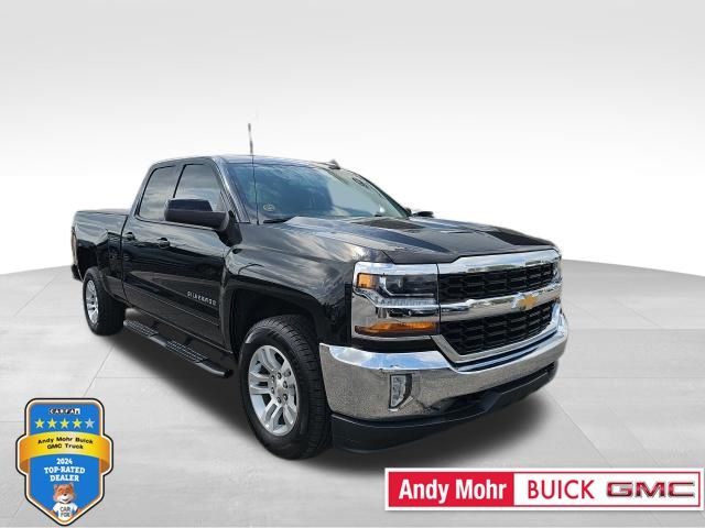 Black 2018 Chevrolet Silverado 1500 LT Double Cab 4WD Pickup Truck Four-Wheel Drive 6-Speed Automatic Overdrive