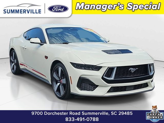 Wimbledon White 2025 Ford Mustang Coupe Rear-Wheel Drive Automatic
