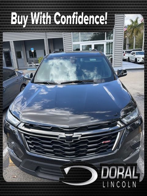 Mosaic Black Metallic 2023 Chevrolet Traverse RS FWD SUV / Crossover Front-Wheel Drive 9-Speed Automatic