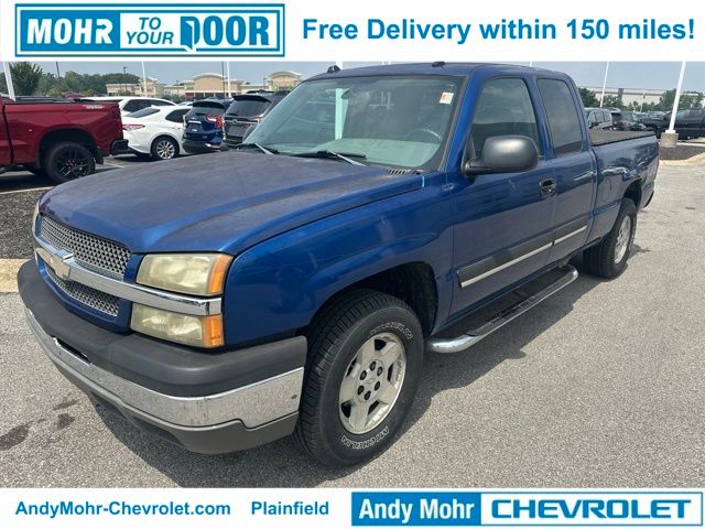 Arrival Blue Metallic 2004 Chevrolet Silverado 1500 Pickup Truck Four-Wheel Drive 4-Speed Automatic Overdrive