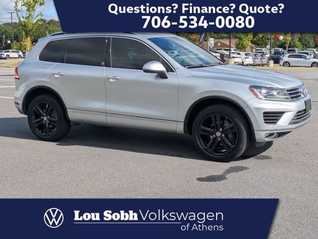 Reflex Silver Metallic 2017 Volkswagen Touareg SUV / Crossover All-Wheel Drive 8-Speed Automatic
