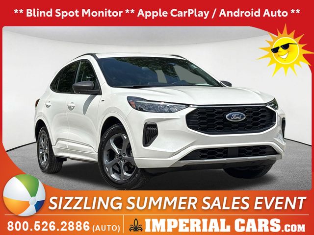 Star White Metallic Tri-Coat 2024 Ford Escape Hybrid ST-Line FWD SUV / Crossover Front-Wheel Drive Continuously Variable Transmission