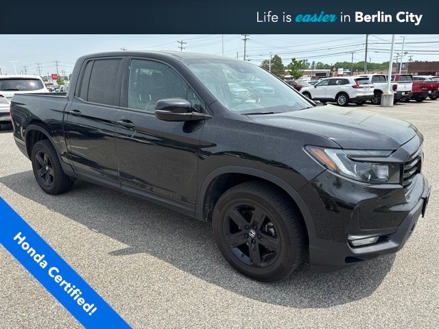 Crystal Black Pearl 2022 Honda Ridgeline Black Edition AWD Pickup Truck All-Wheel Drive 9-Speed Automatic