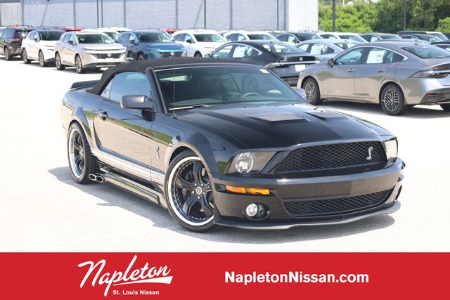 Black Clearcoat 2008 Ford Mustang Shelby GT500 Convertible Rear-Wheel Drive 6-Speed Manual