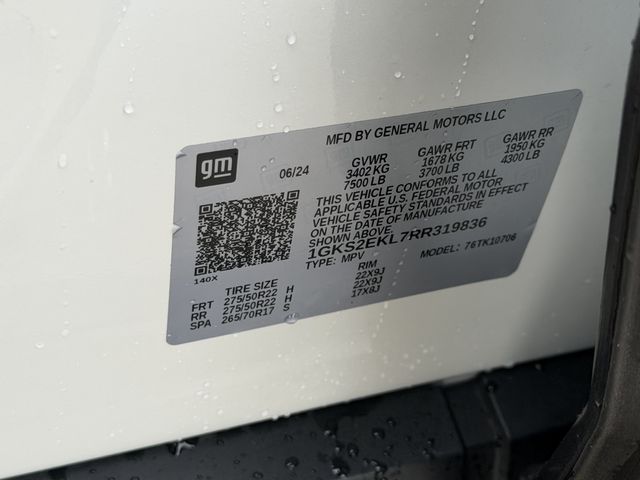 2024 GMC Yukon Denali Ultimate White at Bayway Cadillac of The Woodlands