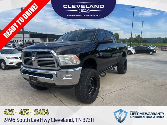 Brilliant Black Crystal Pearlcoat 2010 Dodge RAM 3500 SLT Crew Cab 4WD Pickup Truck Four-Wheel Drive 6-Speed Automatic
