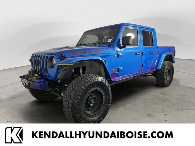 Hydro Blue Pearlcoat 2021 Jeep Gladiator Rubicon Crew Cab 4WD Pickup Truck Four-Wheel Drive 8-Speed Automatic