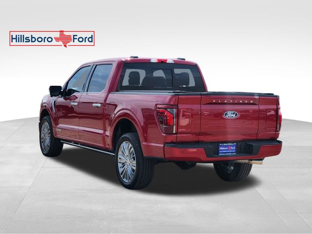 2024 Rapid Red Metallic Tinted Clearcoat Ford F-150 Platinum 4X4 Truck