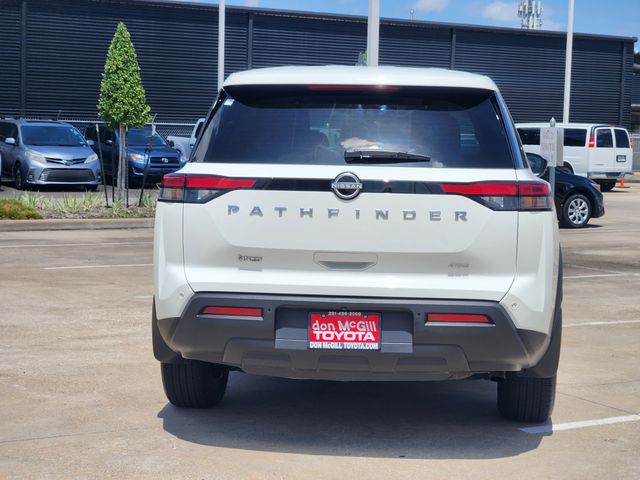 2025 Nissan Pathfinder S White at Bayway Cadillac of The Woodlands