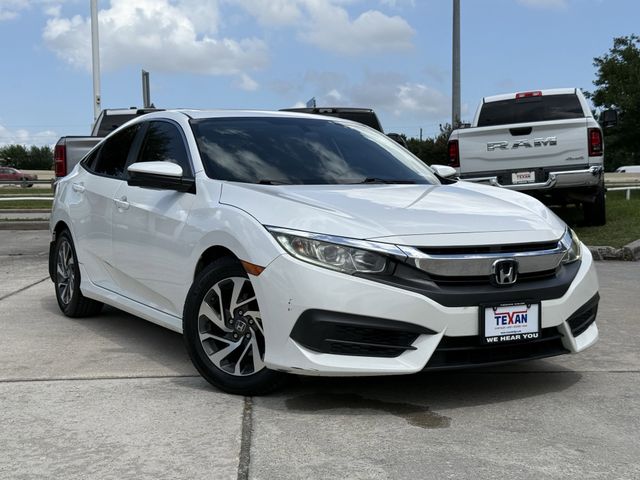2016 Honda Civic EX White at Autostrade