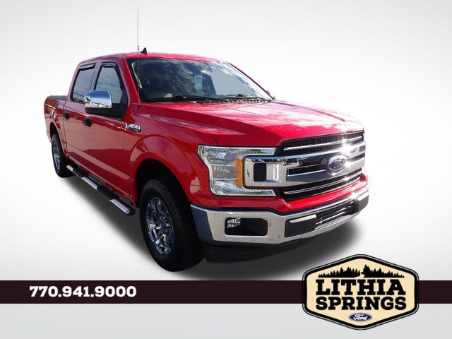Race Red 2019 Ford F-150 XLT SuperCrew RWD Pickup Truck 4X2 6-Speed Automatic
