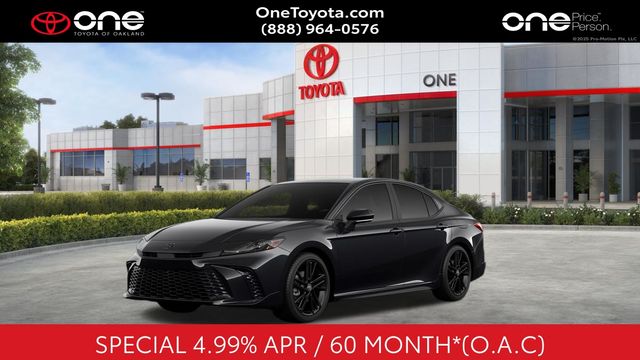 Black 2026 Toyota Camry Nightshade FWD Sedan Front-Wheel Drive Continuously Variable Transmission