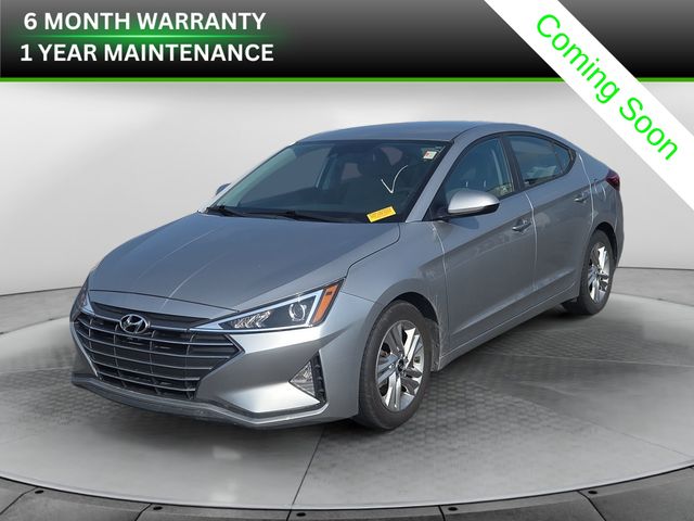 Stellar Silver 2020 Hyundai Elantra Sedan Front-Wheel Drive Continuously Variable Transmission