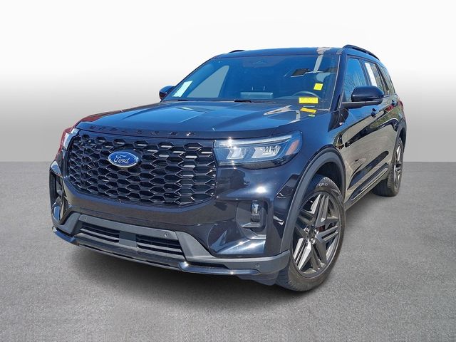 Black Metallic 2025 Ford Explorer ST-Line AWD SUV / Crossover All-Wheel Drive Automatic