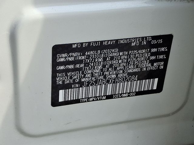 2015 Subaru Forester 2.5i White at Subaru and VW of Moon Township
