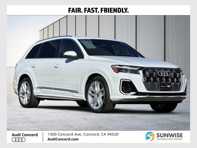Glacier White 2025 Audi Q7 SUV / Crossover All-Wheel Drive 8-Speed Automatic