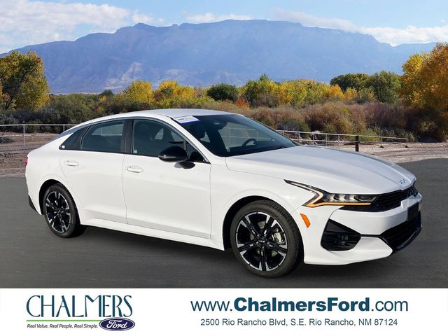 Glacial White Pearl 2024 Kia K5 GT-Line FWD Sedan Front-Wheel Drive 8-Speed Automatic