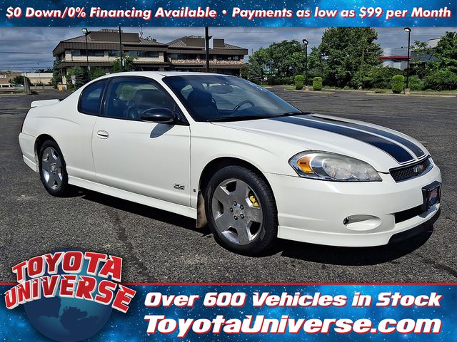 White 2007 Chevrolet Monte Carlo Coupe Front-Wheel Drive 4-Speed Automatic Overdrive