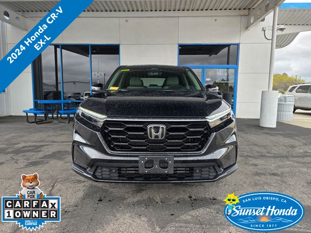 Black 2024 Honda CR-V EX-L AWD SUV / Crossover All-Wheel Drive Continuously Variable Transmission