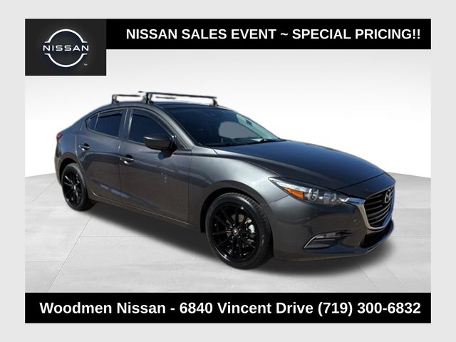 Machine Gray 2018 Mazda MAZDA3 Sedan Front-Wheel Drive 6-Speed Manual
