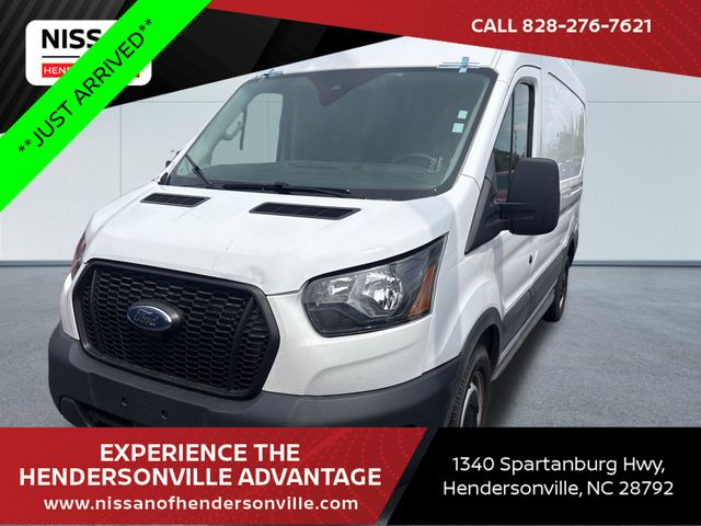 Oxford White 2023 Ford Transit Cargo 150 Medium Roof LB RWD Van Rear-Wheel Drive