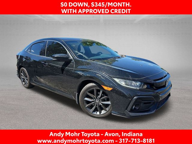 Crystal Black Pearl 2021 Honda Civic Hatchback Hatchback Front-Wheel Drive Continuously Variable Transmission