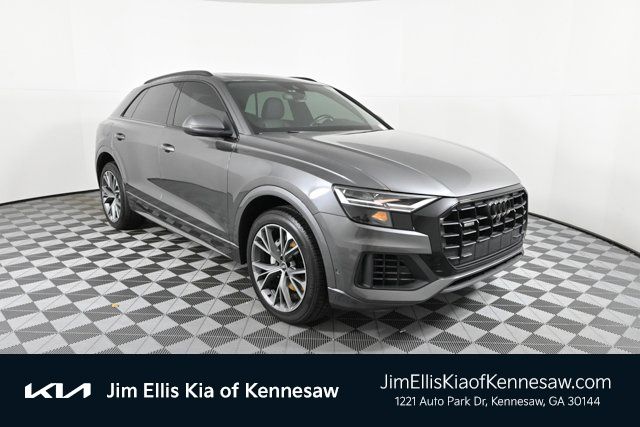 Samurai Gray Metallic 2021 Audi Q8 quattro Premium 55 TFSI SUV / Crossover All-Wheel Drive 8-Speed Automatic