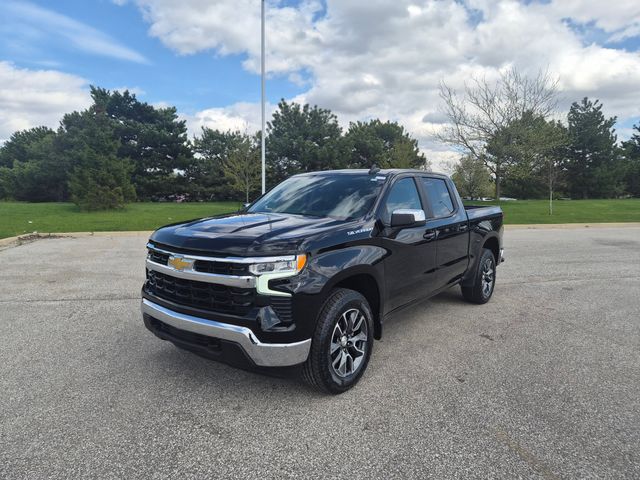 Black 2024 Chevrolet Silverado 1500 LT Crew Cab 4WD Pickup Truck Four-Wheel Drive 8-Speed Automatic