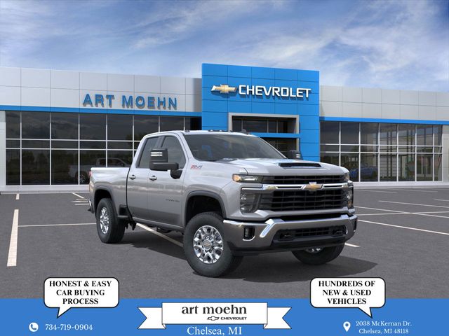 Sterling Gray Metallic 2026 Chevrolet Silverado 2500HD LT Double Cab 4WD Pickup Truck Four-Wheel Drive Automatic