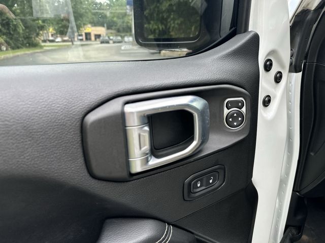 2021 Jeep Wrangler Unlimited Sahara White at Klick Lewis Buick Chevrolet