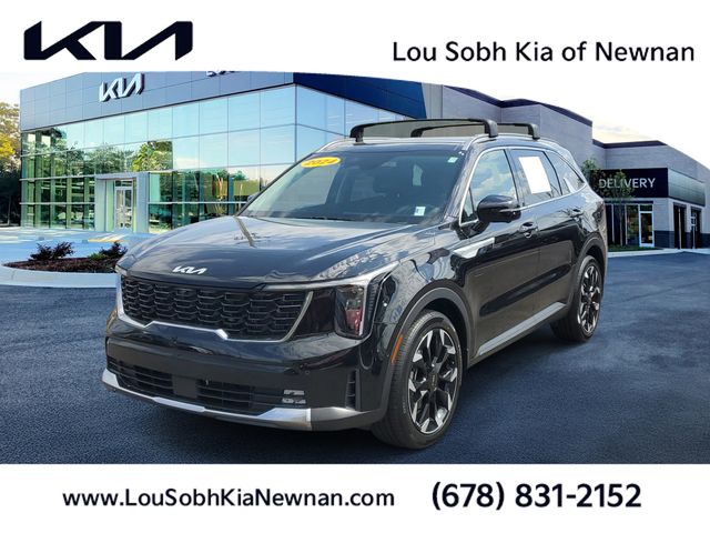 Ebony Black 2024 Kia Sorento SX FWD SUV / Crossover Front-Wheel Drive 8-Speed Dual Clutch