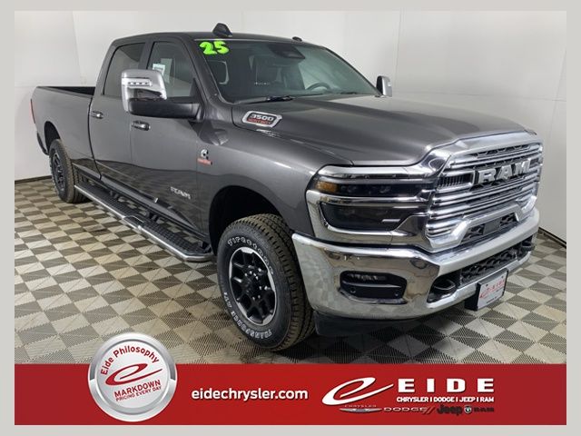 Gray (Granite Crystal Metallic Clearcoat) 2025 RAM 3500 Pickup Truck Four-Wheel Drive 8-Speed Automatic