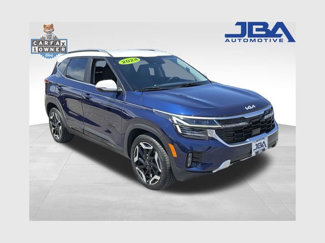 Ocean Blue 2024 Kia Seltos SX AWD SUV / Crossover All-Wheel Drive 8-Speed Automatic