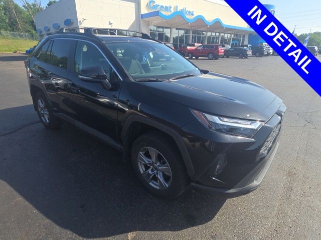 Midnight Black Metallic 2024 Toyota RAV4 Hybrid SUV / Crossover All-Wheel Drive Continuously Variable Transmission
