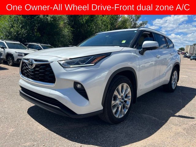 White (Wind Chill Pearl) 2025 Toyota Highlander Hybrid SUV / Crossover All-Wheel Drive Continuously Variable Transmission