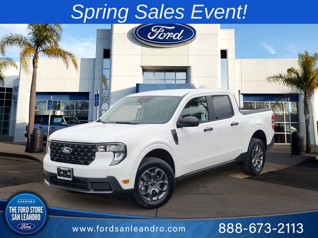 Oxford White 2026 Ford Maverick XLT SuperCrew FWD Pickup Truck Front-Wheel Drive Continuously Variable Transmission