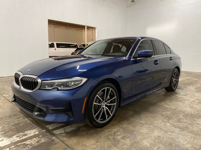 Phytonic Blue Metallic 2022 BMW 3 Series Sedan Rear-Wheel Drive 8-Speed Automatic
