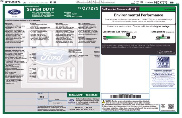2023 Ford F-350 Super Duty Lariat Crew Cab 4WD