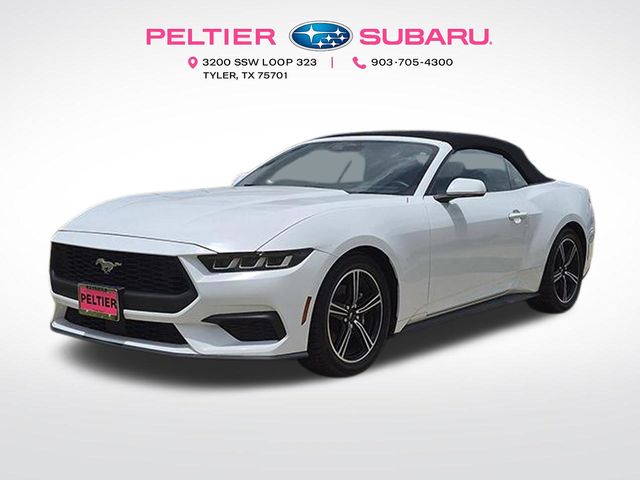 Oxford White 2024 Ford Mustang Convertible Rear-Wheel Drive Automatic