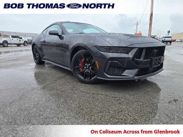 Shadow Black 2024 Ford Mustang Coupe Rear-Wheel Drive Automatic