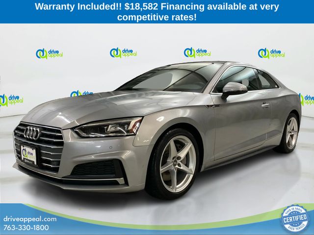 Florett Silver Metallic 2018 Audi A5 2.0T quattro Premium Plus Coupe AWD Coupe All-Wheel Drive 7-Speed Automatic