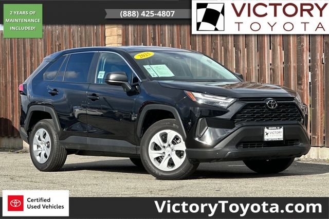 Midnight Black Metallic 2025 Toyota RAV4 LE AWD SUV / Crossover All-Wheel Drive 8-Speed Automatic