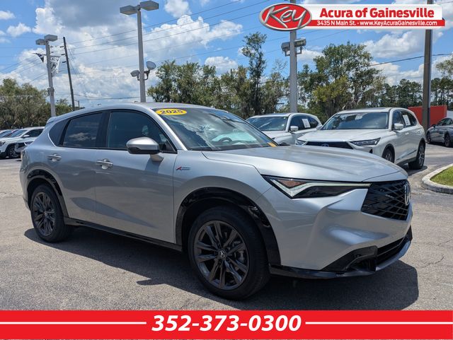 Solar Silver Metallic 2025 Acura ADX SUV / Crossover Front-Wheel Drive Continuously Variable Transmission