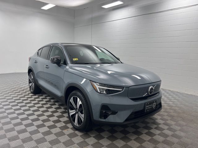 Thunder Gray Metallic 2023 Volvo C40 Recharge Twin Plus eAWD SUV / Crossover All-Wheel Drive 1-Speed Automatic