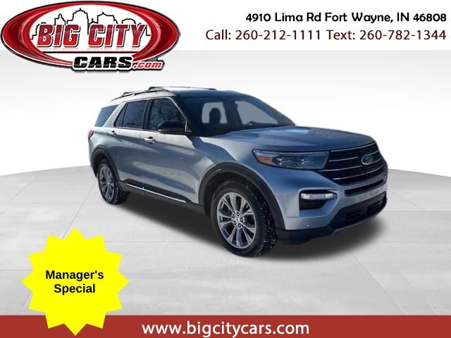 Silver Metallic 2023 Ford Explorer XLT AWD SUV / Crossover All-Wheel Drive Automatic