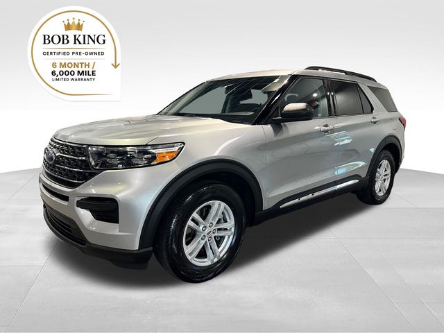 Silver Metallic 2024 Ford Explorer SUV / Crossover Rear-Wheel Drive Automatic