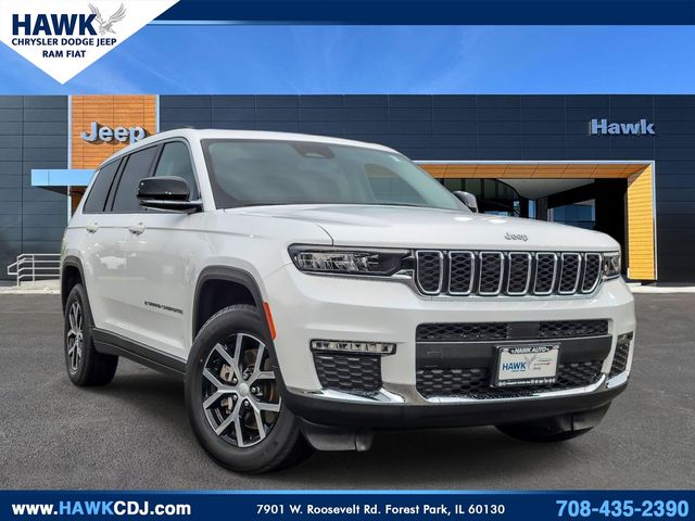 Bright White Clearcoat 2024 Jeep Grand Cherokee L Limited 4WD SUV / Crossover Four-Wheel Drive 8-Speed Automatic